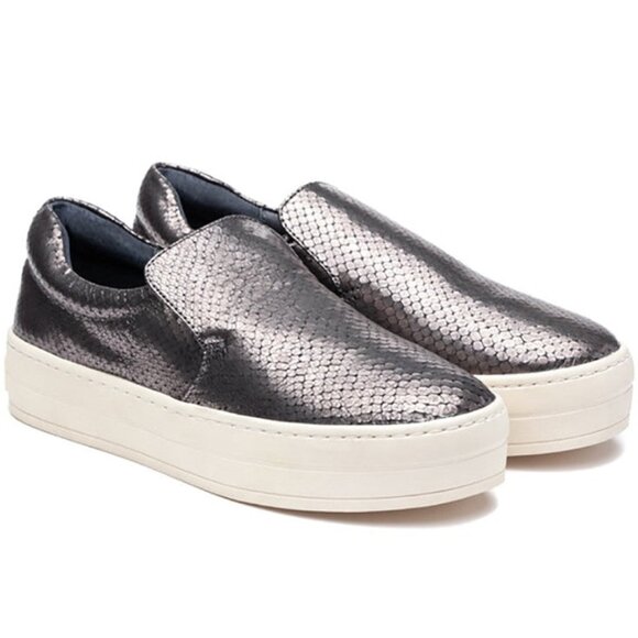 J Slides Metallic Slip-On Sneakers - Picture 1 of 15